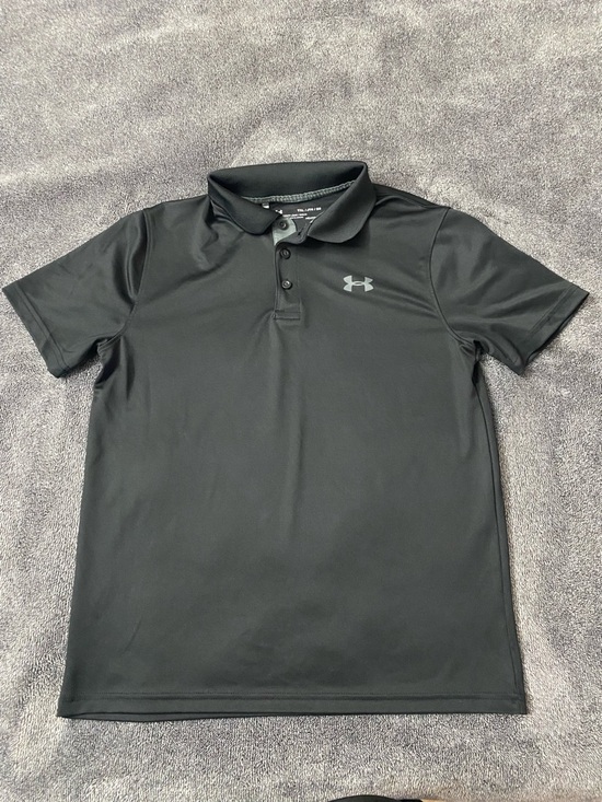 Under Armour Other - Under Armour Boys HeatGear Performance Polo Shirt Black YXL